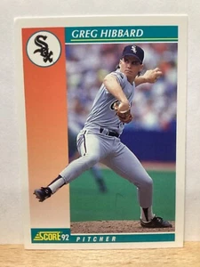 Tarjeta de béisbol Score 1992: Greg Hibbard, Chicago White Sox - Tarjeta #266 - Imagen 1 de 2