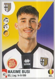 382 MAXIME BUSI # ROOKIE BELGIQUE PARMA CALCIO STICKER PANINI CALCIATORI 2021 - Picture 1 of 2