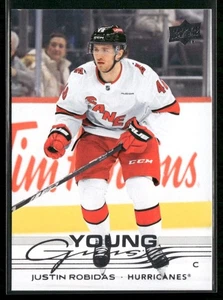 Serie 1 de cubierta superior 2025-26 - Young Guns Justin Robidas #243 radiocontrol - Imagen 1 de 2