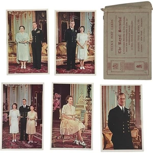 Tuck's Post Cards The Royal Betrothal 6 Full Colour Prints UK Royalty, 1 MISSING - Picture 1 of 3