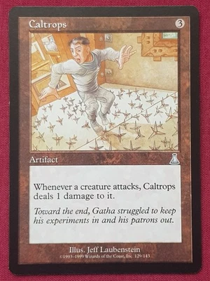 Magic The Gathering URZA'S DESTINY CALTROPS artifact card MTG - Image 1 of 2