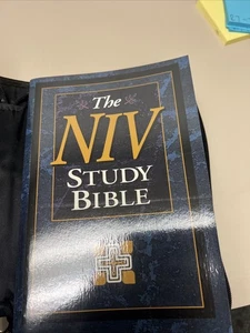 The NIV Study Bible Kenneth Barker 1995 10th Anniversary Edition Zondervan - Imagen 1 de 6