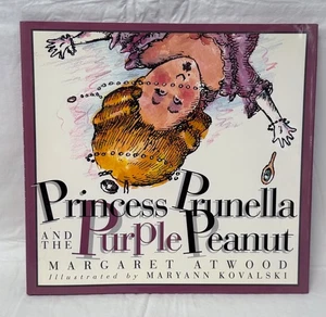 Vintage 1995 Princess Prunella and the Purple Peanut Book by Atwood & Kovalski - Picture 1 of 9