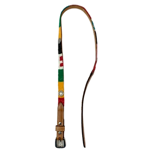 Circle Y Yoakum Handmade Leather Tapestry Belt Womens 30 - Picture 1 of 7