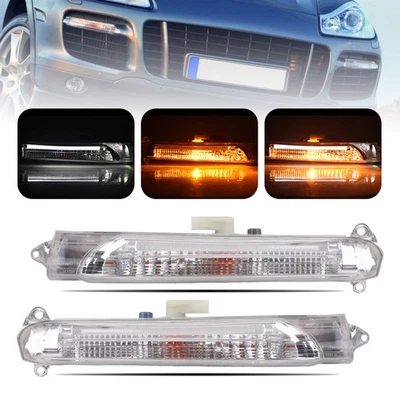 Luz antiniebla diurna para parachoques delantero izquierdo derecho para Porsche Cayenne 2008-2010 Foto 1 de 4