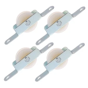 Paquete de 4 soportes de polea de cuerda para sombrilla de patio base accesorio - Imagen 1 de 12