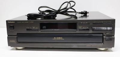 Technics SL-PD647 5-Disc Compact Disc Changer CD Player Digital JAPAN 1993 WORKS - Image 1 of 4