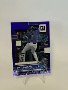 Colton Welker— Rated Rookie RC 2022 Donruss Purple Foil #56 - Picture 1 of 4