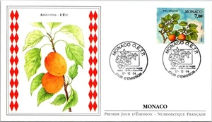 Monaco FDC 1994 Apricot Tree Summer - A03363 - Picture 1 of 2