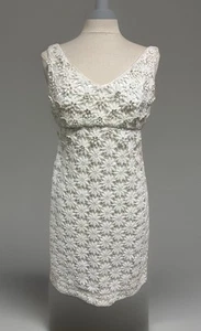 Vestido Kate Spade Boda Floral Encaje Superpuesto Talla 4 NUEVO $475 NUEVO CON ETIQUETAS - Imagen 1 de 17
