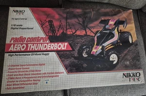 VINTAGE NIKKO TECH 1:10 RC AERO THUNDERBOLT RC BUGGY 10938 MIT BOX - Bild 1 von 7