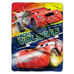 Disney Cars Throw Blanket - Soft Fluffy & Warm - 60"x80" - Lightning McQueen - Picture 1 of 3
