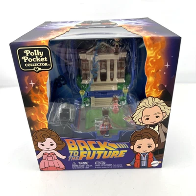 Juego compacto Polly Pocket X Regreso al futuro con 3 figuras y máquina del tiempo Foto 1 de 4