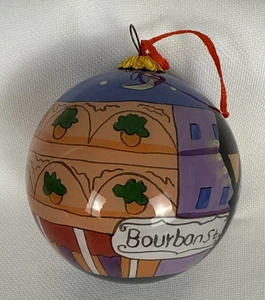 Adorno de Navidad Le Bien - Bourbon Street en Nueva Orleans, sin fecha, con caja - Imagen 1 de 7