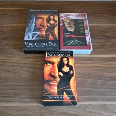3x SEAN CONNERY Filme VHS Video Kassette Konvolut Set Sammlung Rare Rarität - Bild 1 von 4