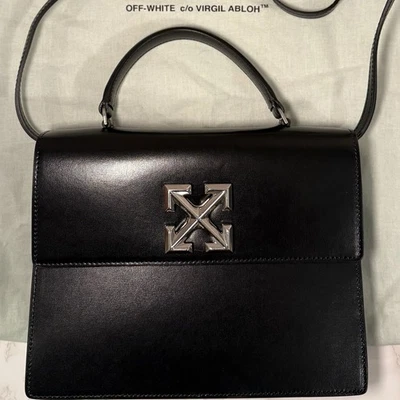 Authentic OFF-WHITE 2.8 Jitney Bag Leather - Brand new with original dust bag - Image 1 of 4