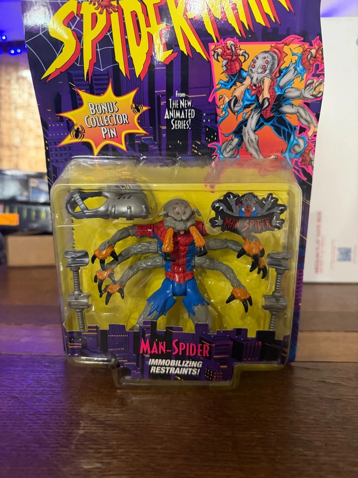 Spiderman Serie Animada Hombre-Araña Marvel ToyBiz 1995 Juguete De Colección NUEVO Foto 1 de 3