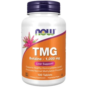 NOW Foods Tmg Betaine 1,000 mg 100 Tabs - Picture 1 of 2