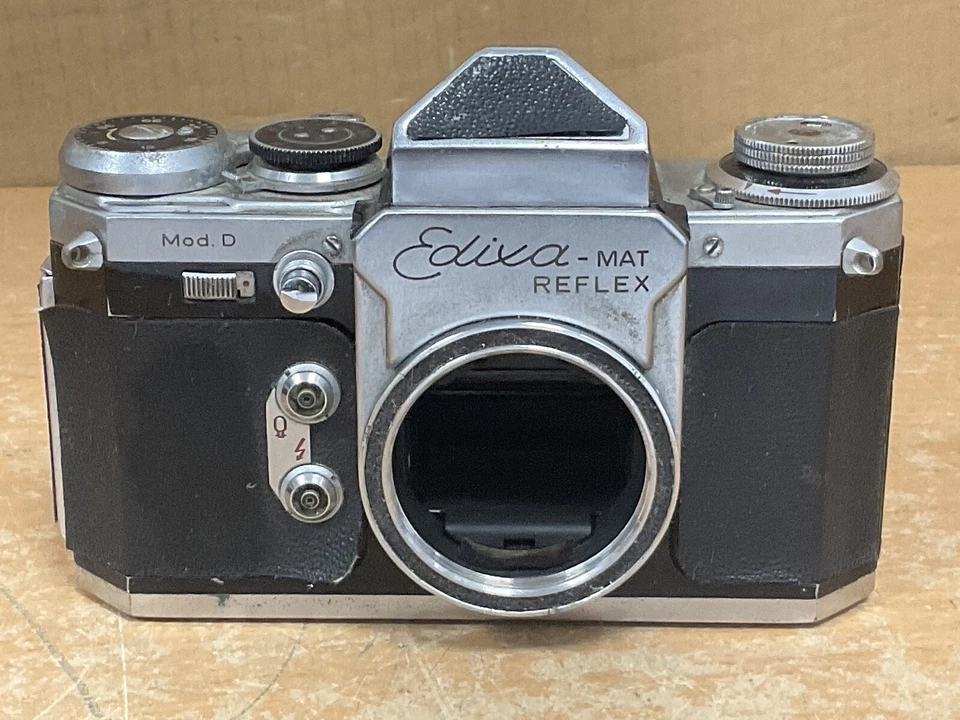 Edixa-Mat Reflex Model D analoge Spiegelreflexkamera 35mm Vintage Germany - Bild 1 von 4