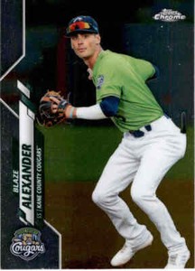 2020 Topps Pro Debut Chrome PDC7 Blaze Alexander Diamondbacks Card