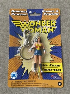 DC JUSTICE LEAGUE THE NEW FRONTIER - WONDER WOMAN Bendable Key Chain / KRB 3903 - Picture 1 of 1