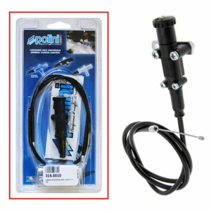 COMANDO STARTER ARIA UNIVERSALE ORIGINALE POLINI NERO COMPLETO DI FILO - Imagen 1 de 1