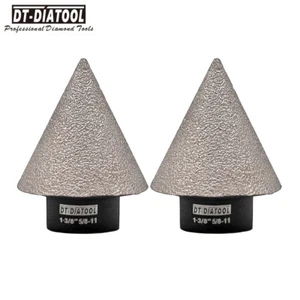 Brocas de fresado de dedo de diamante de 1-3/8" de 2 piezas sierra de agujero para azulejos avellanador 35 mm - Imagen 1 de 10