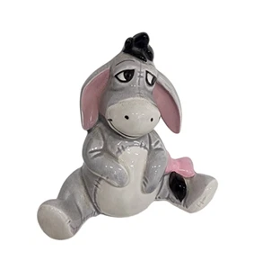 Pooh & Friends Baby Eeyore with Floppy Ears Porcelain Mini Collectible Figurine - Picture 1 of 4