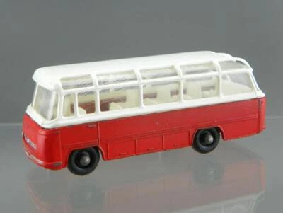 Vintage 1960s Matchbox Lesney No.68 Diecast 1/64 Orange White Mercedes Coach Bus - Image 1 of 4