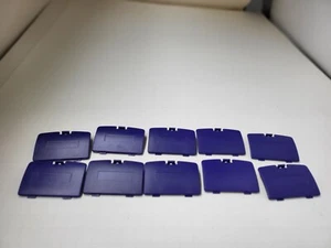 10 Wholesale LOT Purple/Indigo Battery Covers for GameBoy Color NO LOGO #40M - Picture 1 of 6