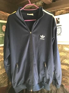 Retro adidas trefoil 3 stripes zip track suit top jacket D176 Small Firebird - Picture 1 of 8