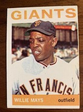 1964 Topps Willie Mays San Francisco Giants #150 Baseball Card 