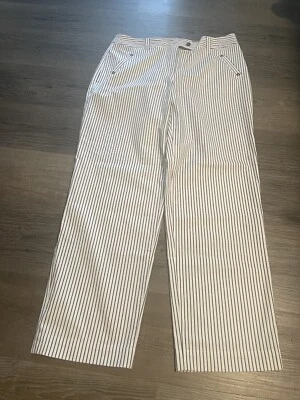 Nuevo con etiquetas Pantalón Peck & Peck Mujer Fin de Semana Rayas Marinero Pierna Ancha Pantalones Clásico 16 Foto 1 de 4
