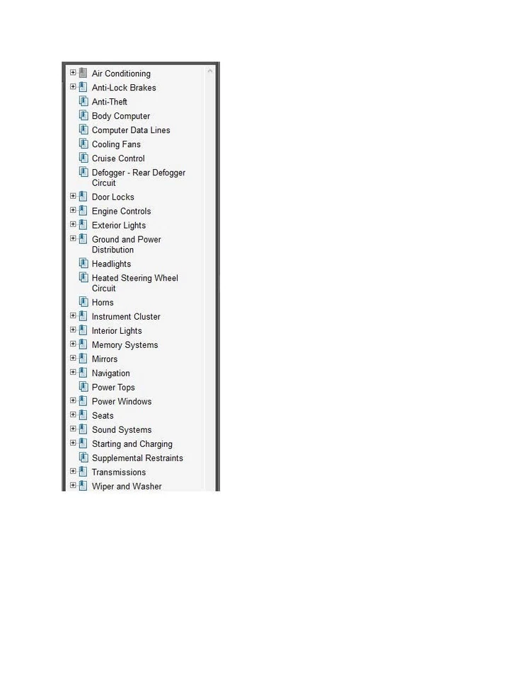 Chevrolet Silverado 1500 2008 Color Wiring Diagram Schematic V8 5.3L 4WD pdf