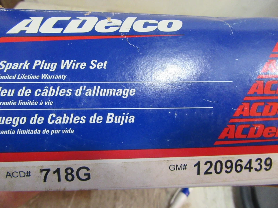 Spark Plug Wire Set 1296439 AC Delco GM Original Equipment 718G - Image 1 of 1