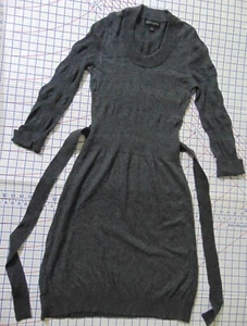 Banana Republic gray wool long sleeve sweater dress, size M - Picture 1 of 12
