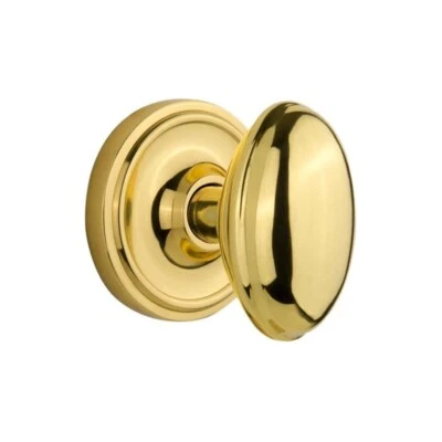 抛光黄铜传统经典 Rosette Homestead Passage 门把手,2.375 — 第 1/4 张图片