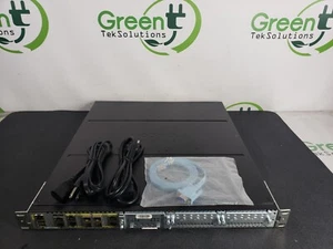 Router de servicio integrado Cisco ISR4431/K9 con consola serie y cables de alimentación - Imagen 1 de 13
