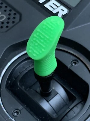 Green FPV Stick Ends Pinch Grip Fit M3 Radiomaster Zorro & Similar GripEnds - Image 1 of 2
