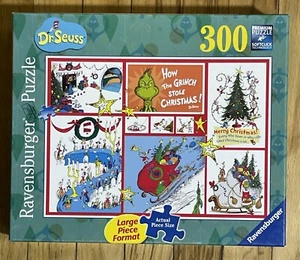 Ravensburger Dr. Seuss The Grinch 300 Piece Extra Large Jigsaw Puzzle Complete - Picture 1 of 3