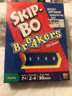 Skip Bo Skip-Bo Breakers Game -  A Twist on Skip-Bo by Mattel NEW - Image 1 of 4