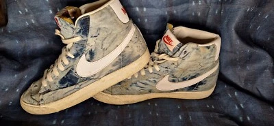 Nike Blazer Mid 77 Blue- Denim - Womens Size 9.5 Retro High Top Sneaker - image 1 of 4