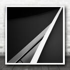 Architecture Building Stairs Abstract Lines Square Wall Art Print