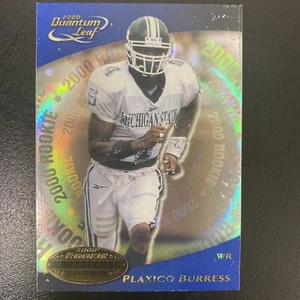 2000 Quantum Leaf Football Card #304 Plaxico Burress Rookie - Picture 1 of 2