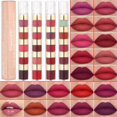 15 farbe Matte Samt Lippenstift Wasserdicht Langlebig Nude Lippenstift hell S4C7 - Bild 1 von 4