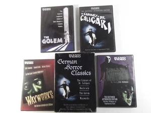 German Horror Classics Box set Kino Video,nosferatu,Golem,wax works,dr. caligari - Imagen 1 de 9