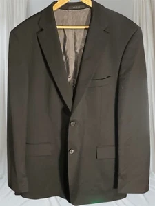 Blazer deportivo Hugo Boss 100 % lana virgen abrigo chaqueta para hombre 48R negro lujo preppy - Imagen 1 de 18