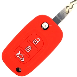 Custodia cover silicone chiave per Renault Twingo III Clio III Fluence Smart 453 - Foto 1 di 4