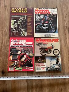Lot of Vintage Motorcycle Magazines Great Shape Buyers Guide BMW Harley Honda