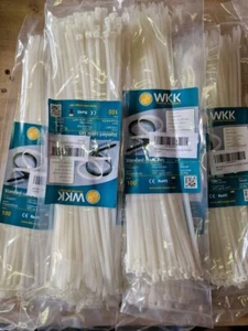 Fascette 370x4.8 Colore Naturale WKK Automotive alta resistenza 100 pezzi - Imagen 1 de 2